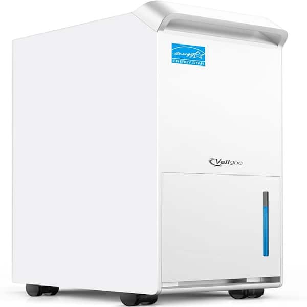 4,000 Sq.Ft Most Efficient Energy Star 2024 Dehumidifier,Vellgoo Max 64 Pint/D Dehumidifier for Basement with Drain Hose