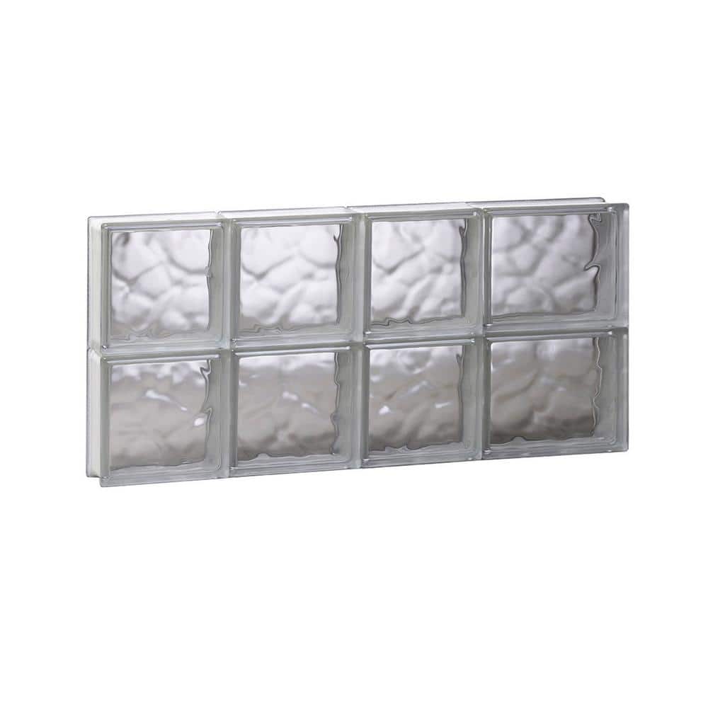 25 in. x 11.5 in. x 3.125 in. Frameless Wave Pattern Non-Vented Glass Block Window price history on PriceWatchPro