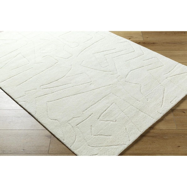 Portobello Light Gray Modern Solid Color 2 ft. x 3 ft. Area Rug