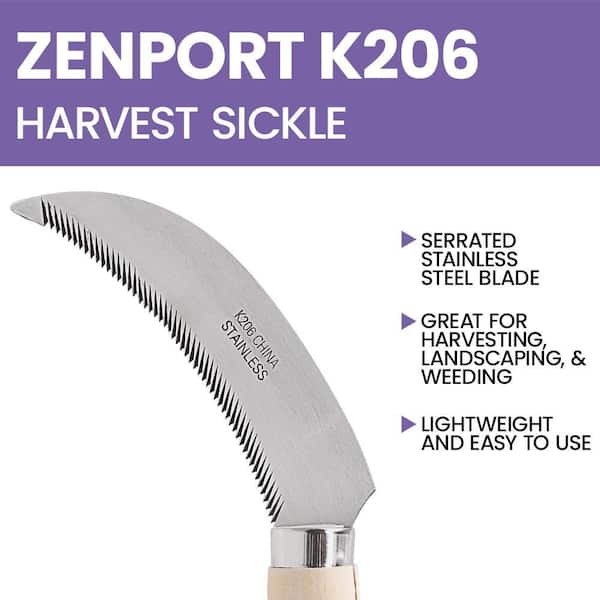 ZENPORT Harvest Sickle (Box of 3) K206-3PK - The Home Depot