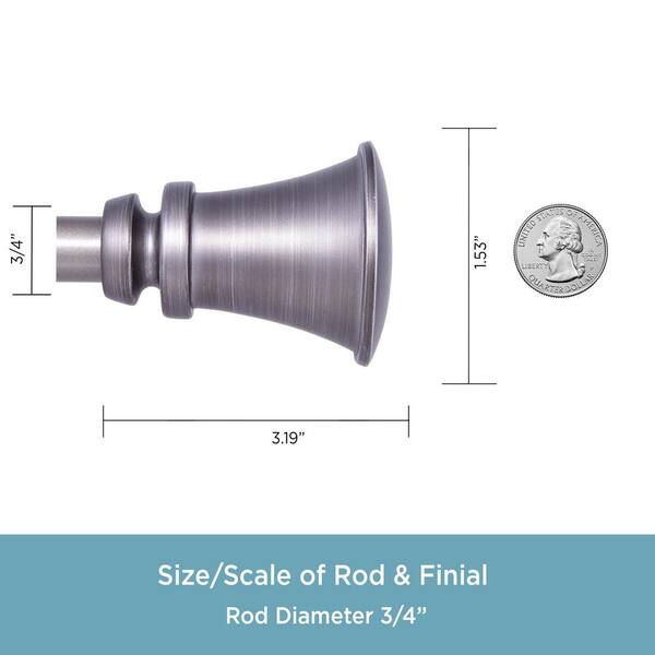 Kenney Nile 36 In 66 Adjule 3 4 Single Standard Decorative Window