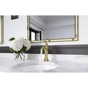 Tisbury Single-Handle Single Hole Bathroom Faucet in Brushed Gold