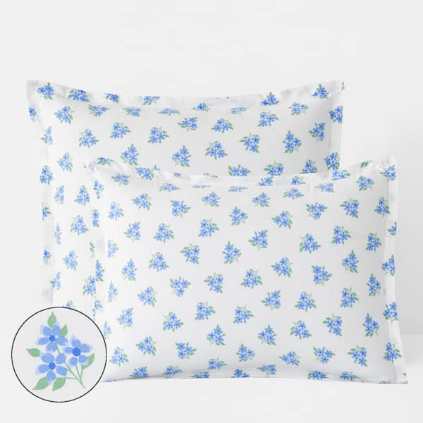Company Cotton Sunshine & Blooms Floral Percale Sham