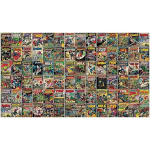 Marvel Comic Cover Yellow Vinyl Peelable Roll (Covers 63 sq. ft.)