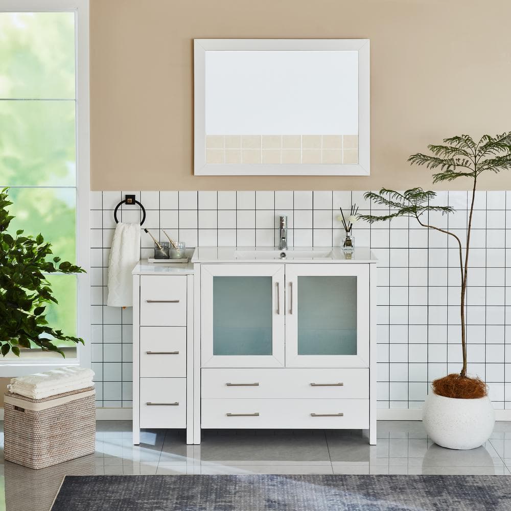 Vanity Art Brescia 48 in. W x 18 in. D x 36 in. H Bathroom Vanity