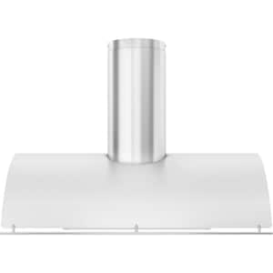 Okeanito 36 in. Shell Only Wall Mount Range Hood with LED Lights in Stainless Steel