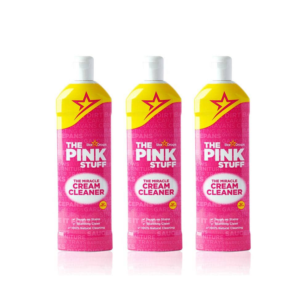 The Pink Stuff 750 ml Miracle Cream Cleaner (3-pack)