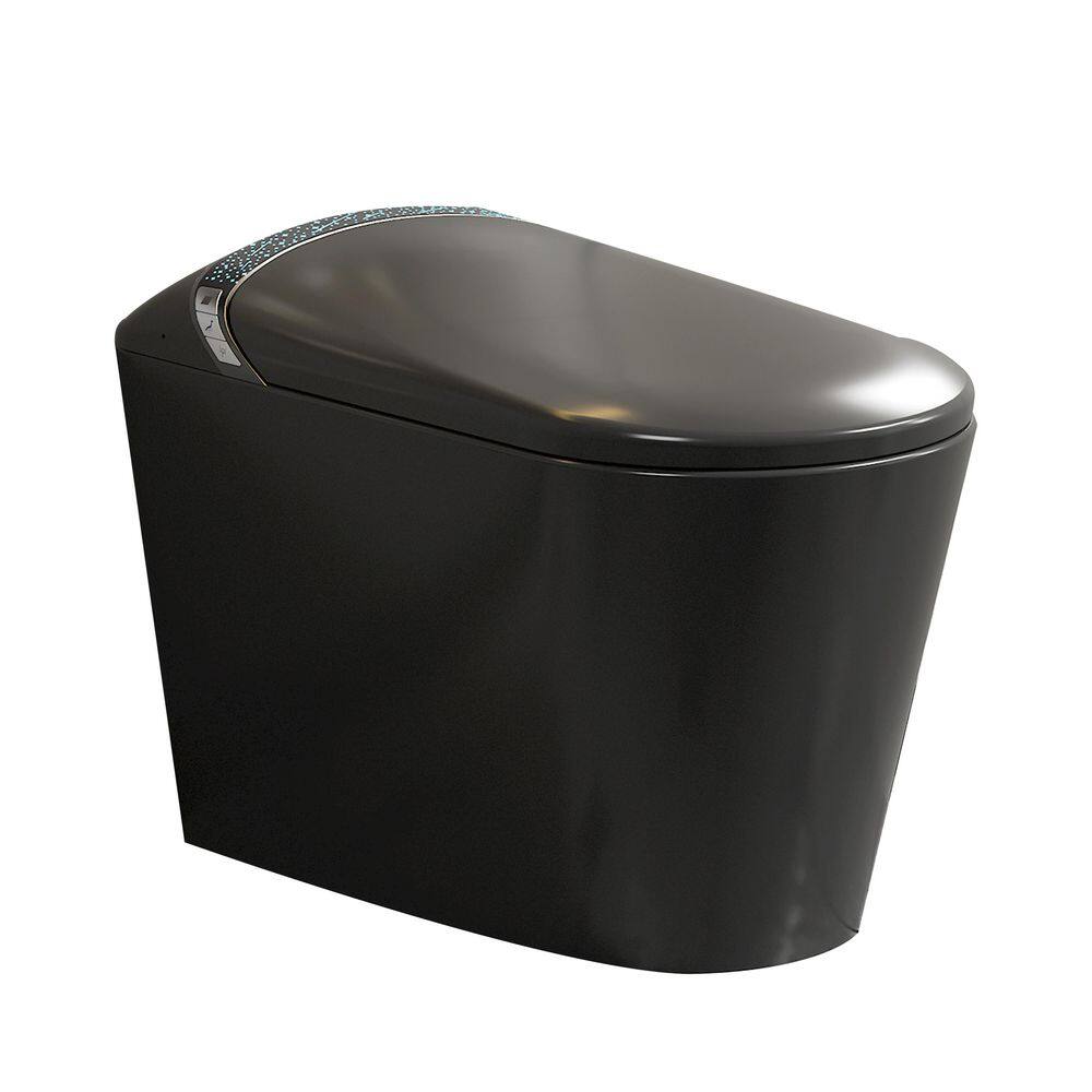 Elongated Bidet Toilet 1. 28 GPF in Grey w/ Auto Open and Flush Auto Soft Close Seat and Hands-Free Adjusted Heated Seat price history on PriceWatchPro