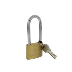 1-3/4 in. Solid Brass Keyed Padlock with Long Shackle