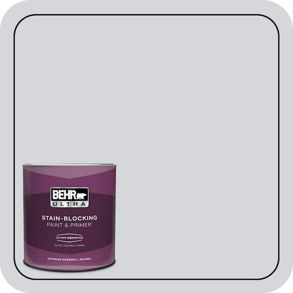 BEHR ULTRA 1 qt. #PPU26-12 Solemn Silence Extra Durable Eggshell Enamel Interior Paint & Primer