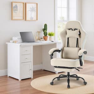 WONDER COMFORT Ergonomic High-Back Fabric Reclining Computer