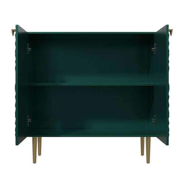 Clihome 15.75-in W x 55.45-in H Mdf Green Freestanding Utility Storage Cabinet