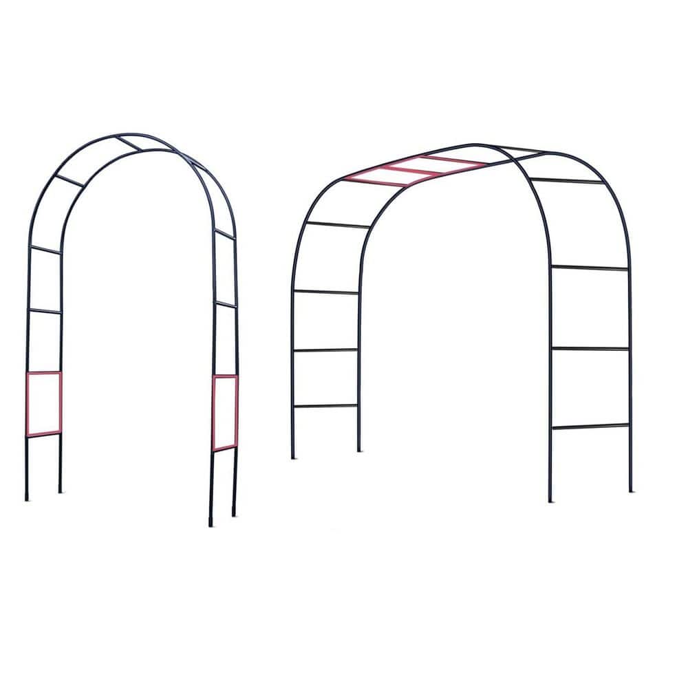 Garden Arch Trellis for Climbing Plants Stable Arbor 55 in. W x 94.5 in. H Wedding Birthday Party Decoration Durable price history on PriceWatchPro