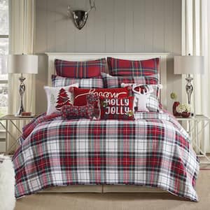 Thatch Home Spencer Plaid Multi-Color Twin/Twin XL Cotton Quilt