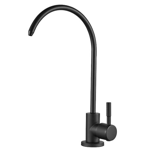 Pdpbath Traditional Single-Handle Beverage Faucet with 304 Technology in Stainless Steel in Matte Black