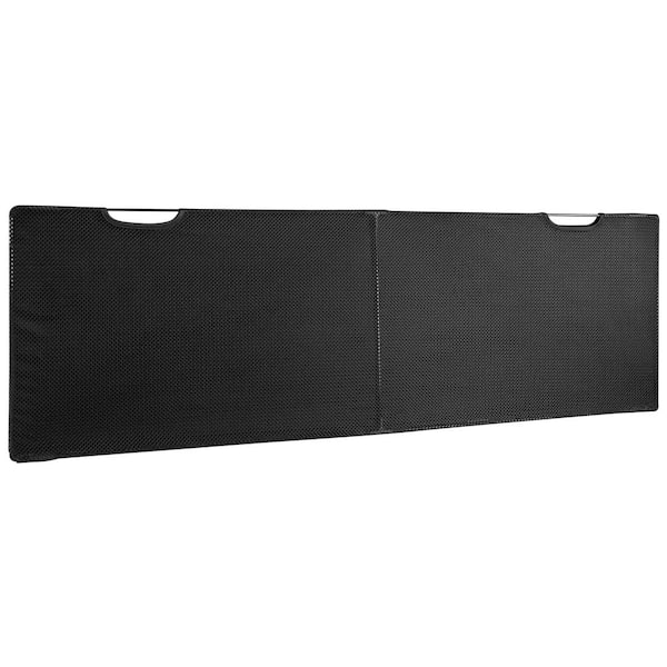 mount-it! 42 in. Black Under Writing Desk Privacy Panel