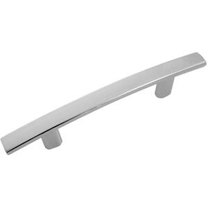 3.75 in. (96 mm) Polished Chrome Contempo Arched Bar Drawer Pull - Pack of 10 (55826)