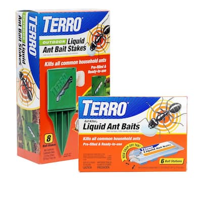 TERRO Indoor Multi-Surface Liquid Ant Killer Baits (4-Count) T334B