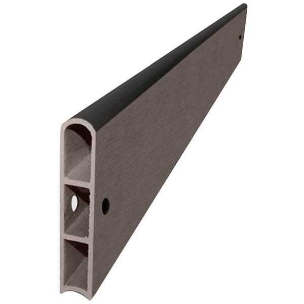 Frame It All 1 in. Series Weathered Wood Composite Straight Board