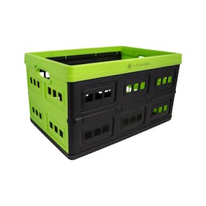 Foldable 48 Qt. Perforated Storage Crate