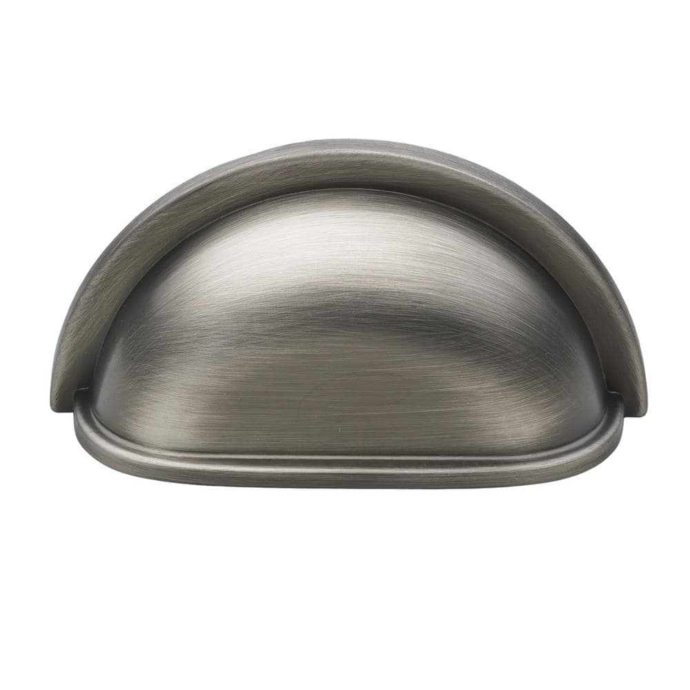 GlideRite 3 in. Center-to-Center Satin Pewter Classic Bin Cabinet Pulls ...