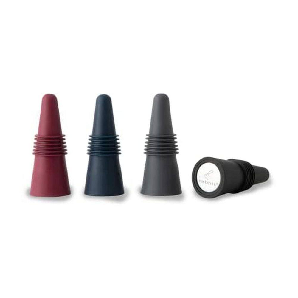 Bottle Stoppers with Preserve Freshness, Stylish and Durable for Wine Bottles, Parties and Gifts, Multicolor (4-Pack)
