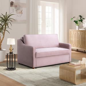 Delray 62.2 in. Mauve Full Size Sofa Bed