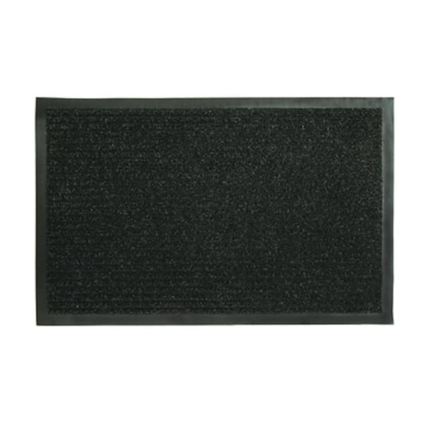 24 in. x 36 in. Multipurpose Black Rubber Mat