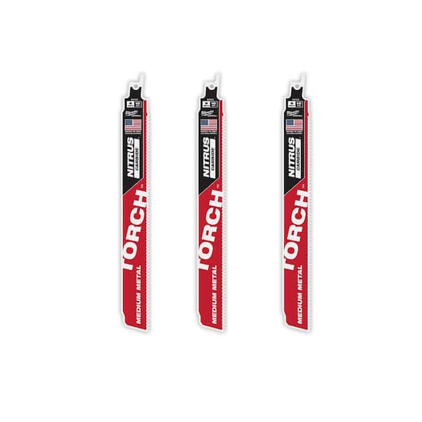 マイル Milwaukee 9 in. 10 TPI TORCH Nitrus Carbide Teeth Medium Metal