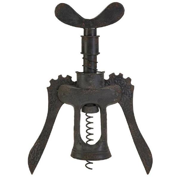 Unbranded Corkscrew 14.75 in. W Rustic Brown Wall Decor