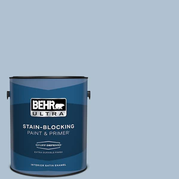 BEHR ULTRA 1 gal. #S510-2 Boot Cut Extra Durable Satin Enamel Interior Paint & Primer