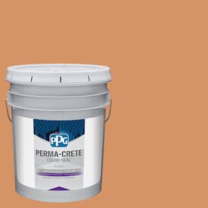 Color Seal 5 gal. PPG1201-5 Pumpkin Patch Satin Interior/Exterior Concrete Stain