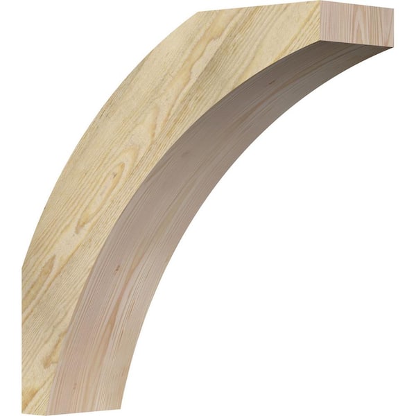 Ekena Millwork 6"W x 22"D x 22"H Thorton Rough Sawn Knee Brace, Douglas Fir