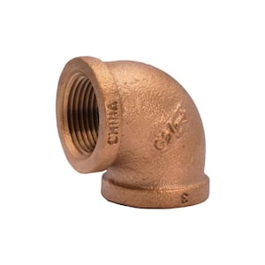 3/4 in. FIP 90-Degree Red Brass Elbow Fitting