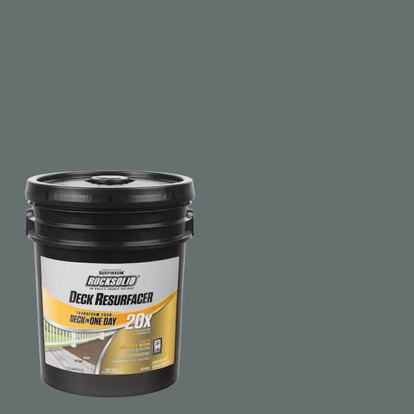 4 gal. Pewter Exterior 20X Deck Resurfacer
