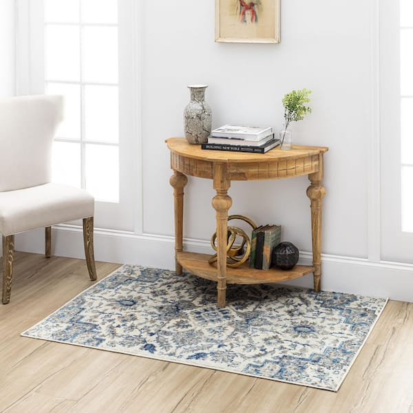 Janus Blue 3 ft. 11 in. x 6 ft. Area Rug