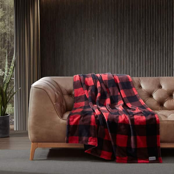 Cabin Plaid Throw and Pillow Set by Eddie Bauer 