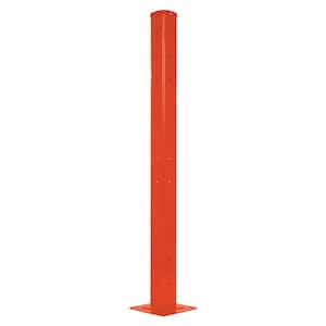 Rigid Bolt-On Style Orange Guard Rail Tube Post 60