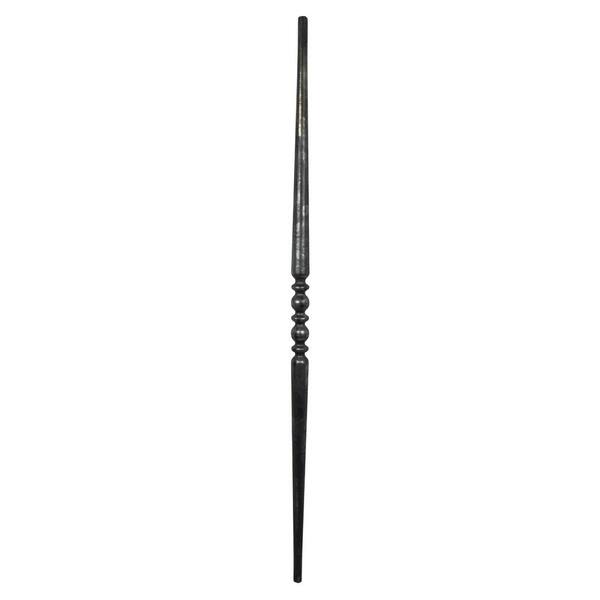 arteferro 35-7/16 in. x 1-3/16 in. Round Hollow Tube Tapered to 9/16 in. Ends Raw Forged Baluster