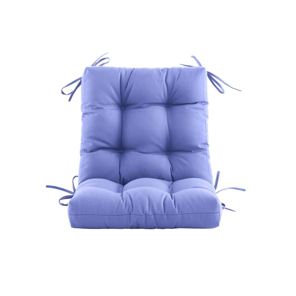 "Outdoor Chair Cushions 40""x20"" Patio Seat Pads with Straps, 100% Polyester for Deck, Poolside, Chairs,Violet" price history on PriceWatchPro