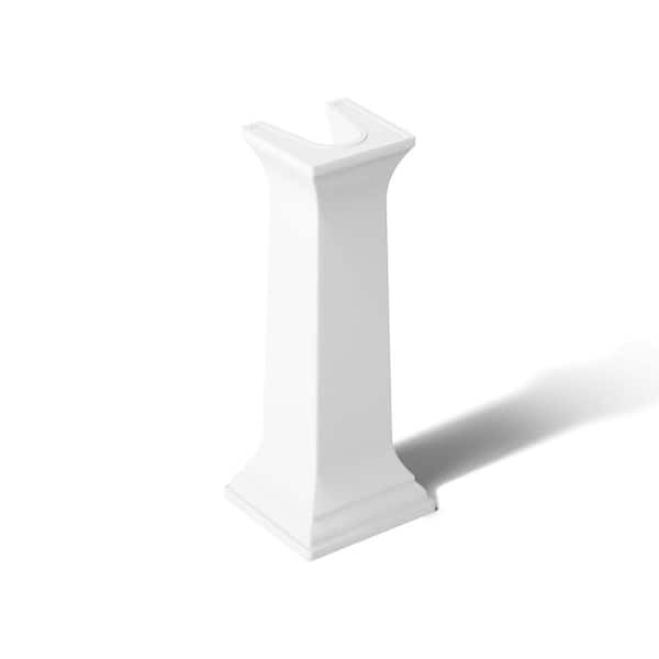Memoirs Lavatory Ceramic Pedestal in White