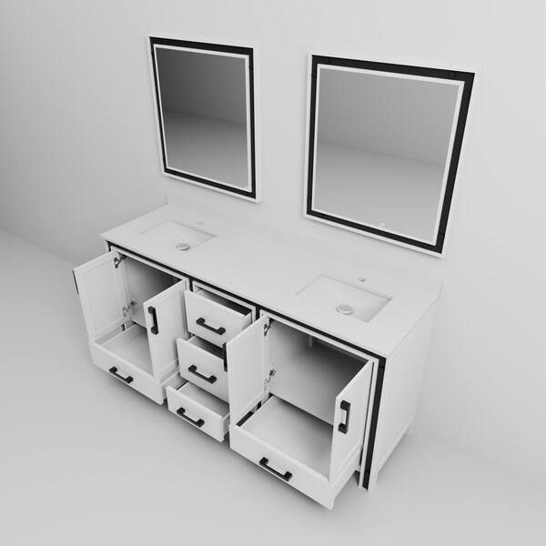 Have a question about Lexora Ziva 72 in W x 22 in D White