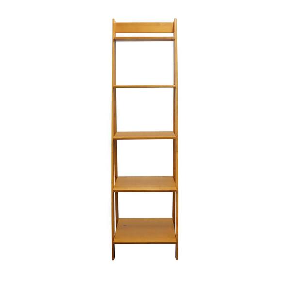 Adeptus 62 2 In Medium Pine Wood 5, Black Ladder Bookcase Dunelm