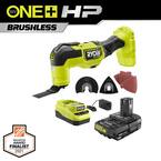 ONE+ HP 18V Brushless Cordless Multi-Tool Kit with (1) 2.0 Ah Battery and Charger