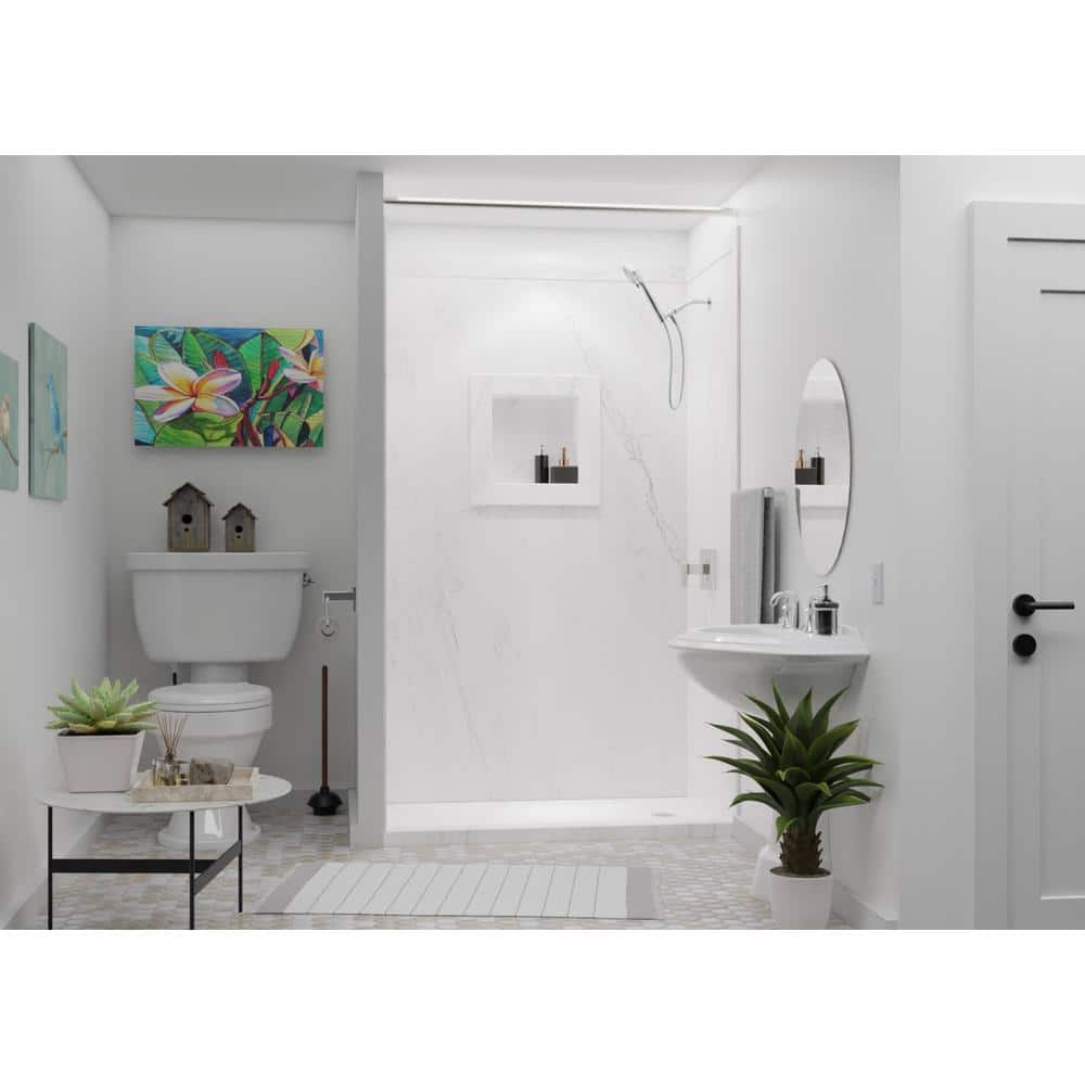 Oyster Plastic Mold-Resistant Shower Niche Caddy