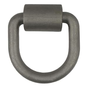 3"x 3" Weld-On Tie-Down D-Ring (6,100 lbs., Raw Steel)