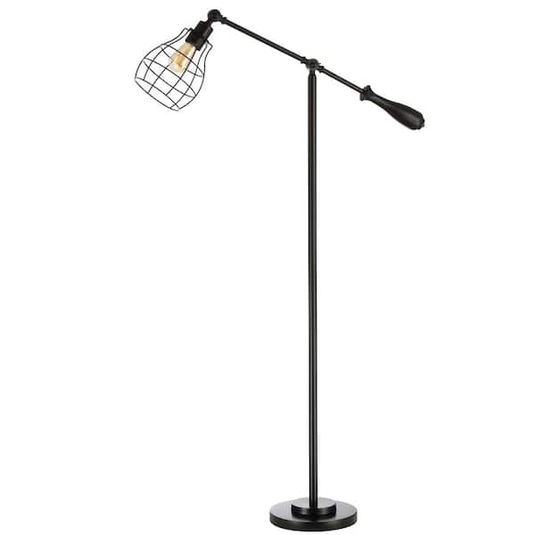 SAFAVIEH Brice 59.5 in. Black Floor Lamp