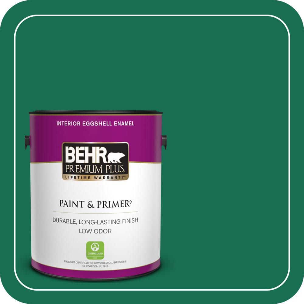 1 gal. #S-H-470 Precious Emerald Eggshell Enamel Low Odor Interior Paint & Primer price history on PriceWatchPro