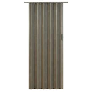 Spectrum 48 in. x 80 in. Elite Vinyl Satin Silver Accordion Door