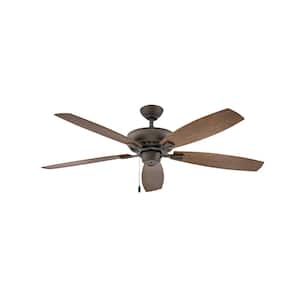 HIGHLAND WET 60 in. Indoor/Outdoor Metallic Matte Bronze Ceiling Fan Pull Chain